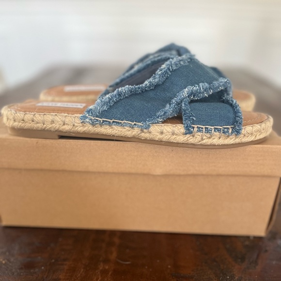 Steve Madden | Shoes | Steve Madden Zelina Denim Sandals | Poshmark